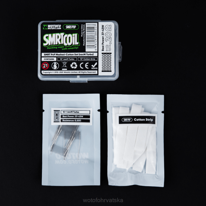 Wotofo SMRT pnp mreža-pamuk set nexmesh turbo | Wotofo Vape Flavours H2HV339