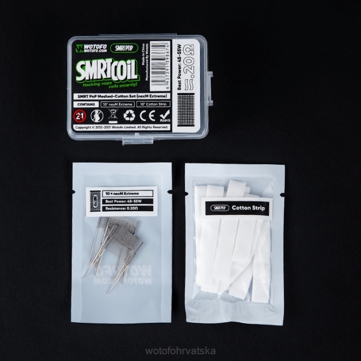 Wotofo SMRT pnp mreža-pamuk set nexmesh turbo | Wotofo Vape Flavours H2HV339