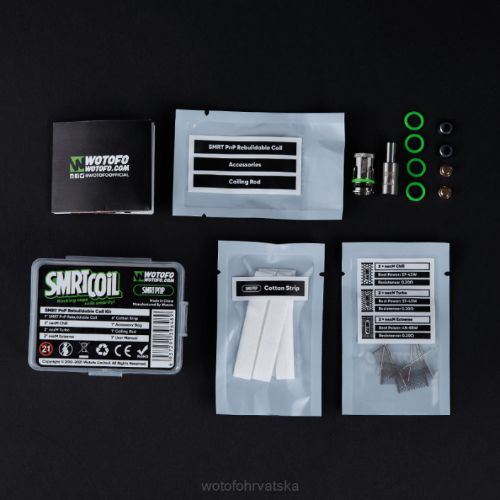 Wotofo SMRT rebuildable coil kit smrt pnp kit | Wotofo Disposable Vape H2HV318