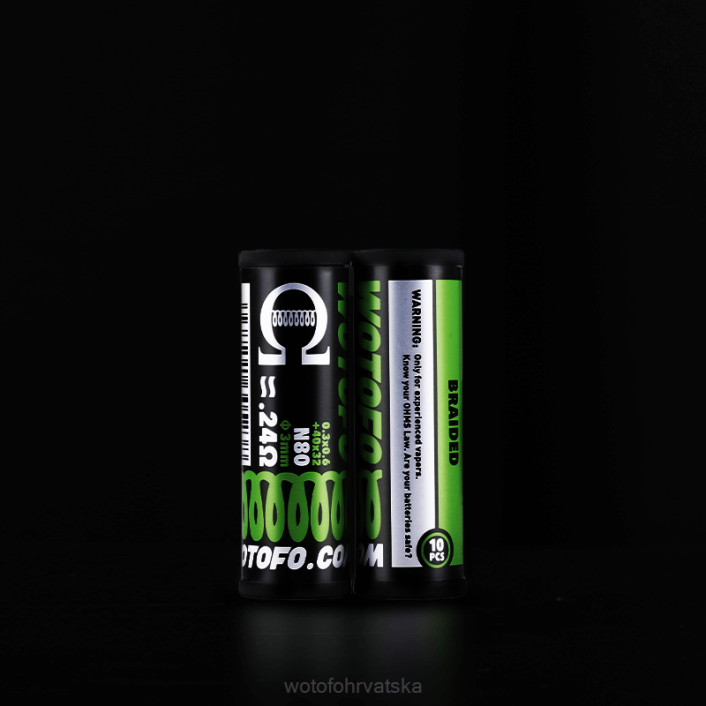 Wotofo unaprijed izgrađene zavojnice dual core fused clapton 0.28 ohm 10kom | Wotofo Nicotine H2HV314