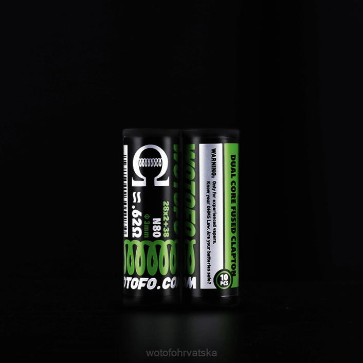 Wotofo unaprijed izgrađene zavojnice dual core fused clapton 0.62 ohm 10kom | Wotofo Vape Review H2HV327