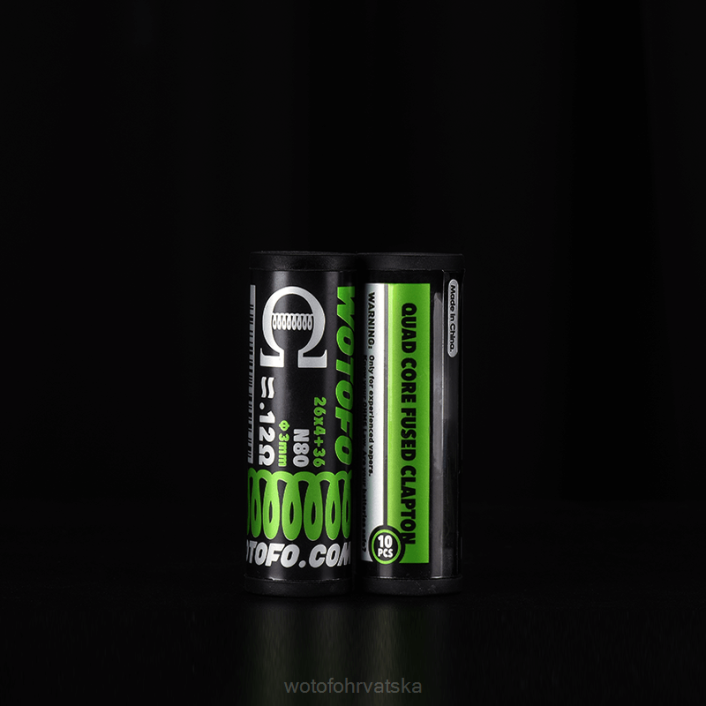Wotofo unaprijed izgrađene zavojnice četverojezgreni spojeni clapton 0,12 ohma | Wotofo Vape Review H2HV337