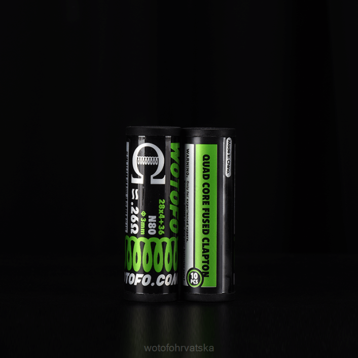 Wotofo unaprijed izgrađene zavojnice quad core fused clapton 0.26 ohm 10kom | Wotofo Flavors H2HV333