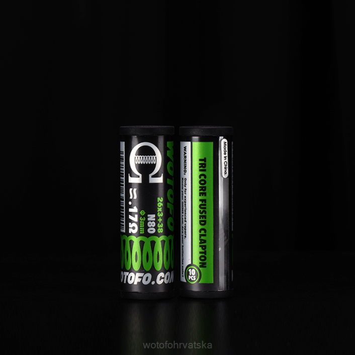 Wotofo unaprijed izgrađene zavojnice trojezgreni fused clapton 10 kom | Wotofo Disposable Vape H2HV328