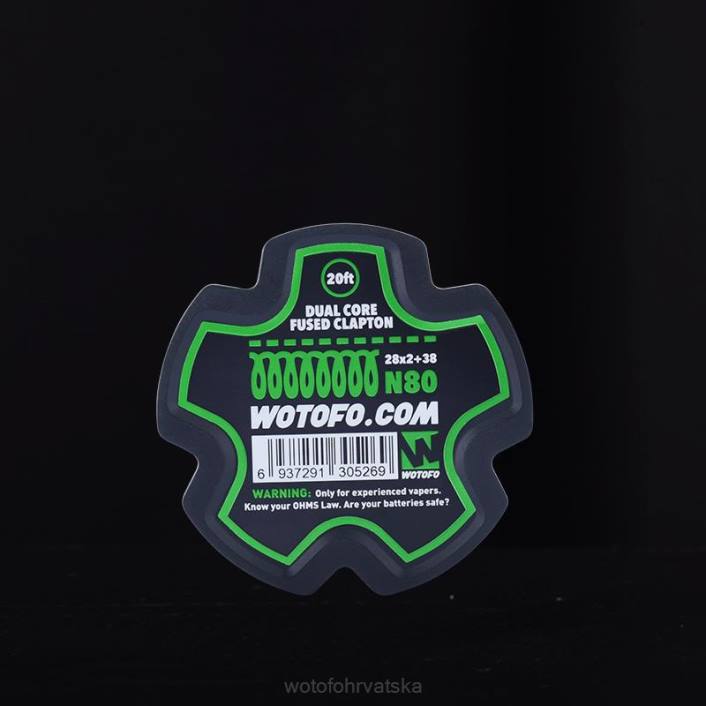 Wotofo unaprijed izrađeni kalem žice dual core fused clapton - 28*2+38 | Wotofo Shop Online H2HV345