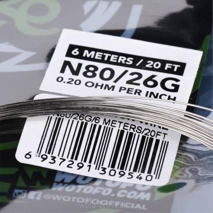 Wotofo unaprijed izrađeni kalem žice dual core fused clapton - 28*2+38 | Wotofo Shop Online H2HV345