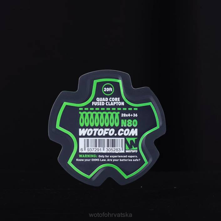 Wotofo unaprijed izrađeni kalem žice četverojezgreni spojeni clapton | Wotofo Vape Review H2HV357