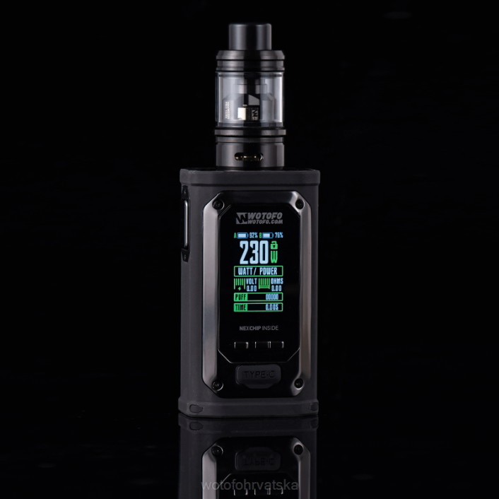 Wotofo MDURA PRO komplet king kong crni | Wotofo E-Cigarette H2HV100
